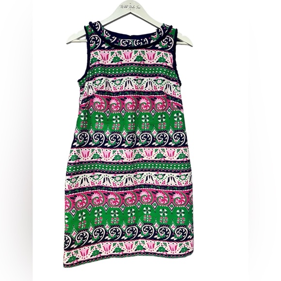 Talbots Tapestry Ultra-Chic Sleeveless Sheath Dress 6 Petite EUC - Picture 9 of 12